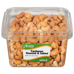 Ava's Roasted Salted Cashews Family Tub - 18 Oz