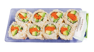 slide 1 of 1, Sushi Maru Express Brown Rice Veggie Roll* - 9 Count (Available After 11 Am), 6 oz