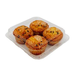 Blueberry Muffins 4 Count - Ea