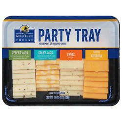 Great Lakes Cheese Party Tray Slices - 16 Oz