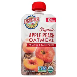 Earth Best Pouch Pch Og2 Aple Pch Oat - 4.2 Oz