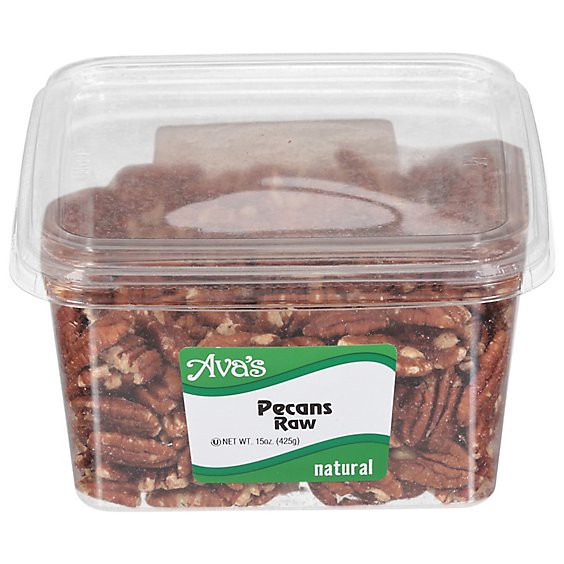 slide 1 of 1, Ava's Raw Pecans - 15 Oz, 15 oz