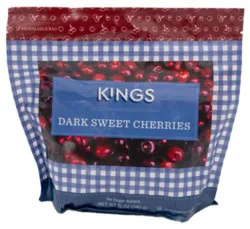 Kings Frozen Dark Sweet Cherries - 12 Oz