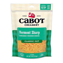 Shredded Yellow Sharp Cabot - 8 Oz