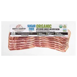 North Country Smokehouse Organic Applewood Smoked Sugar-Free Bacon - 8 Oz
