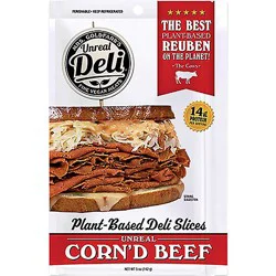 Unreal Deli Corned Beef Plant Bsed - 5 Oz