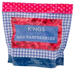 Kings Frozen Raspberries - 12 Oz