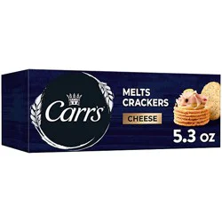 Carrs Crackers Cheese Melts Snack Crackers - 5.3 Oz