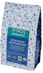 King's Gourmet Foods Organic Sumatran Whole Bean - 10 Oz
