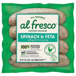 Al Fres Spinach & Feta Chicken Sausage - 11 Oz