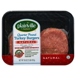 P'ville Tky Patties - 16 Oz
