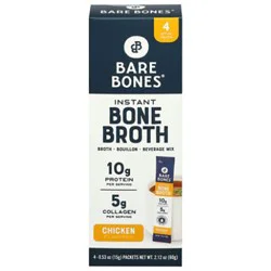 Bare Bones Instant Chicken Bone Broth - 2.24 Oz