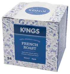 Kings Org French Rst Whole Bean - 10 Oz