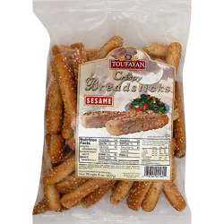 Toufayan Crispy Sesame Breadsticks - 8 Oz