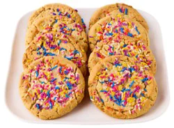Jumbo Sprinkle Cookies 8 Count - Each