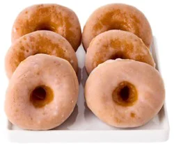 Vanilla Glaze Donuts - 6 Count