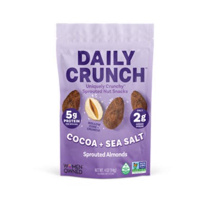slide 1 of 2, Daily Crunch Cacao Sprouted Almonds - 5 Oz, 5 oz