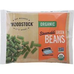 Woodstock Organic Cut Steamer Green Bean - 12 Oz
