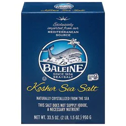 La Baleine Kosher Sea Salt - 33.5 Oz