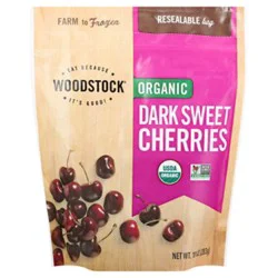 Woodstk Org Frzn Dark Cherries - 10 Oz