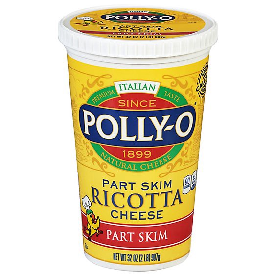 slide 1 of 3, Pollio Part Skim Ricotta - 32 Oz, 32 oz