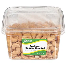 Ava Roasted Not Salted Cashews Family Tub - 18 Oz