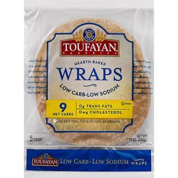 Toufayan Wraps-Low Carb - 10 Oz