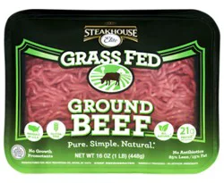 Stkh El Grs Fed Grnd Beef - 16 Oz