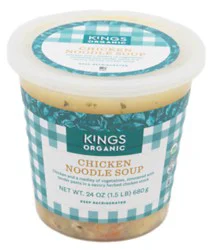 Kings Org Chicken Noodle Soup - 24 Oz