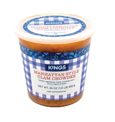 Kings Manhattan Clam Chowder - 24 Oz