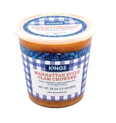 Kings Manhattan Clam Chowder - 24 Oz