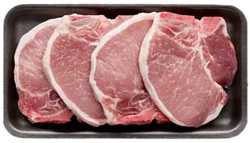Leidy Pork Loin Rib Chop Bi - 1 Lb