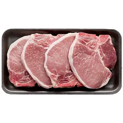 Leidy Pork Loin Rib Chop Bi - 1 Lb