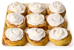 Cream Cheese Iced Cinnamon Rolls 9 Count - Each