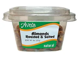 Ava Roasted Salted Almonds - 8 Oz