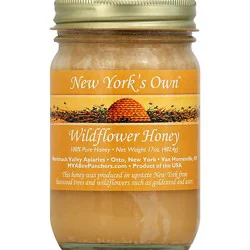 New Yorks Own Crystal Wildflower Raw Honey - 17 Oz