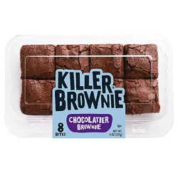 Killer Brownie Chocolatier Fudge Brownie Bites 8 Count - 9 Oz