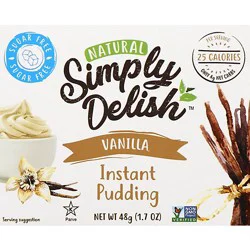 Simply Delish No Sugar Vanilla Pudding Pie Mix - 1.7 Oz