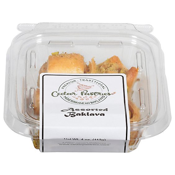 slide 1 of 1, Cedar Mini Asst Baklava - 4 Oz, 4 oz