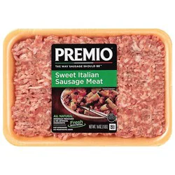 Premio Sweet Italian Sausage Meat - 16 Oz