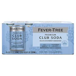 Fever Tree Club Soda Cans 8pk - 8-5.07fz