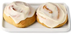 Creamy Swirl Icing Cinnamon Rolls - 2 Count