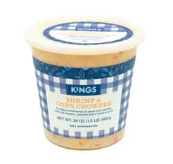 Kings Shrimp & Corn Chowder - 24 Oz