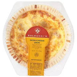 Bal Quiche Bacon & Cheddar Lg - 28 Oz