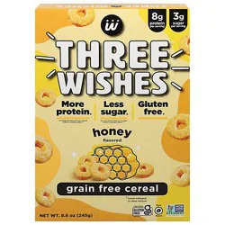 Three Wishes Grain Free Honey Cereal - 8.6 Oz