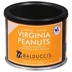 Balducci's Unsalted Virginia Peanuts - 9 Oz