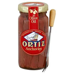 Ortiz Anchovies In Oil Jar - 95 Gr
