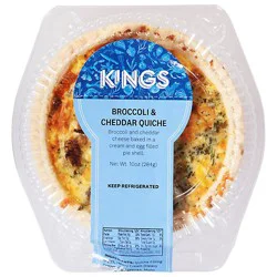 Quiche Broccoli Cheddar - 10 Oz