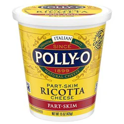 Polly-O Ricotta Cheese Part Skim - 15 Oz