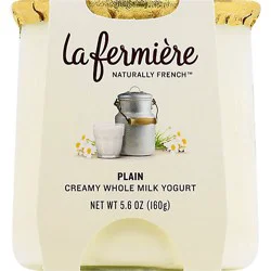 La Fermiere Plain Yogurt - 5.6 Fl. Oz.
